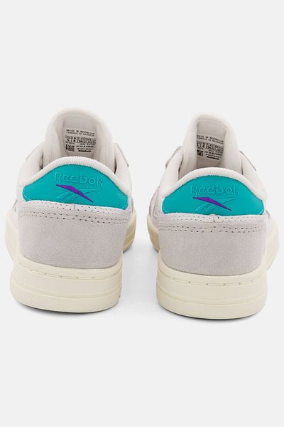 Reebok حذاء تنس LT Court برباط للأولاد من Kids Boy، باللون الأبيض