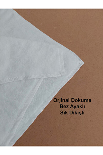 Mef Collection Πετσέτες κομμωτηρίου από μικροΐνες που δεν απορροφούν χρώματα 6 τμχ Λευκό 50x90 cm | Ανθεκτικό στο ανοιχτόχρωμο μαλλί