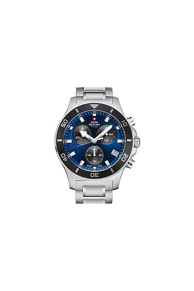Swiss Military Mens Watch By Chrono Sm34067.11, Quartz, 42mm, 10atm