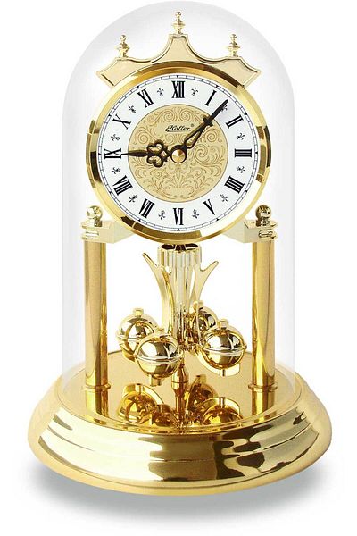HALLER Table Clock Haller 25_821-080, Quartz, White, Analogue, Classic