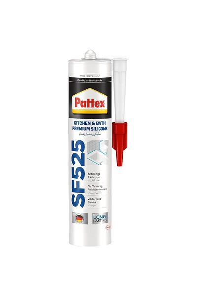 Pattex Kitchen and Bath Premium Long Lasting Silicone Sealant 280ml