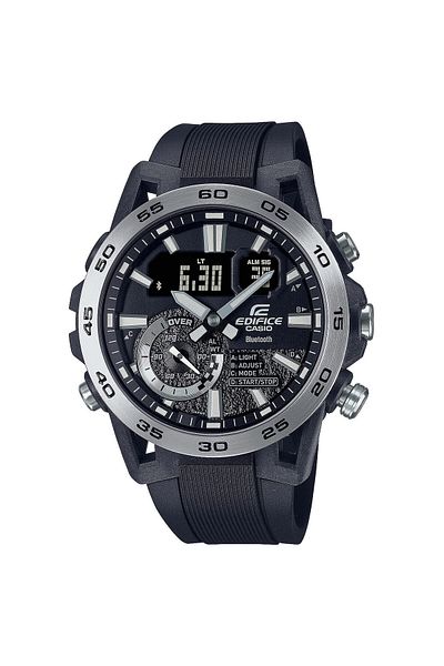 Casio Mens Watch Ecb-40p-1aef, Quartz, 48mm, 10atm