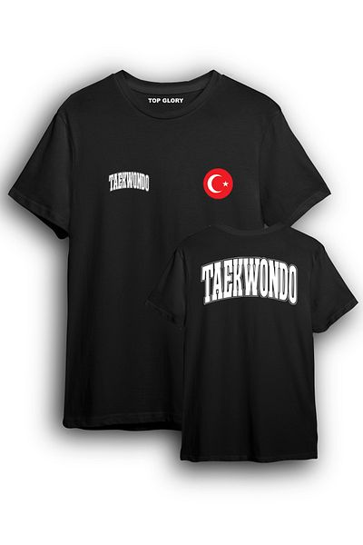 TOP GLORY Μπλουζάκι Εθνικής Ομάδας Ταεκβοντό - TKDO8401