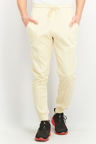 RBX Men Sportswear Fit Training Sweatpants, Khaki Cream
