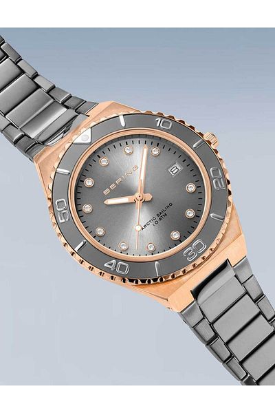 Bering Ceas de damă 18936-769, cuarț, 36mm, 10atm