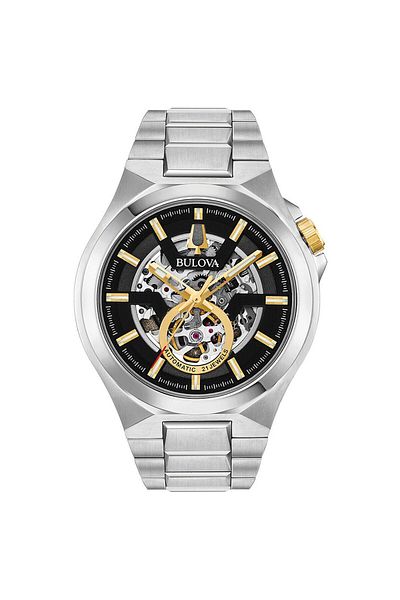 Bulova Mens Watch 98a224, Automatic, 46mm, 10atm
