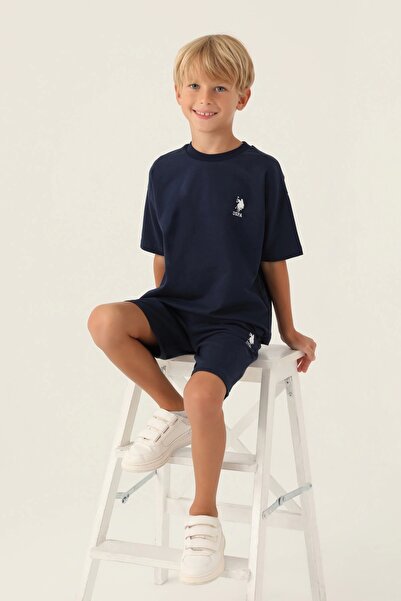 U.S. Polo Assn. U.S. Polo Assn Licensed Straight Black Boy Bermuda Suit