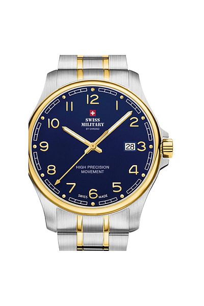 Swiss Military Mens Watch By Chrono Sm30200.21, Quartz, 39mm, 5atm