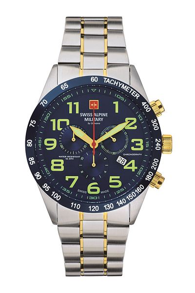 Swiss Alpine Military Ceas de bărbați Swiss Military 70.479.145, cuarț, 45 mm, 10ATM