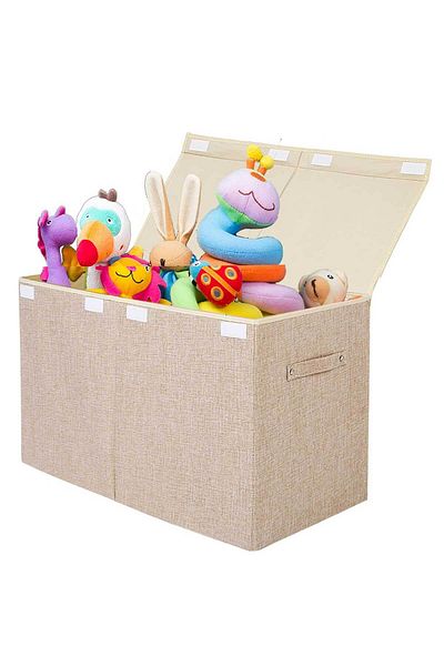 RevuBaby Large Toy Box Toy Storage Box Goods Collection Basket Organizer Puzzle Chest