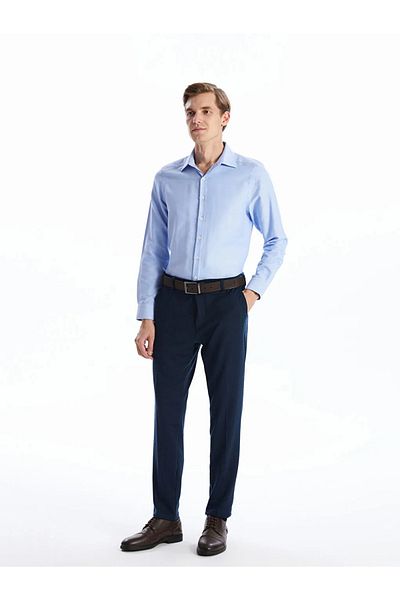 LC Waikiki LCWAIKIKI Cămașă formală Oxford cu mânecă lungă, slim fit, pentru bărbați