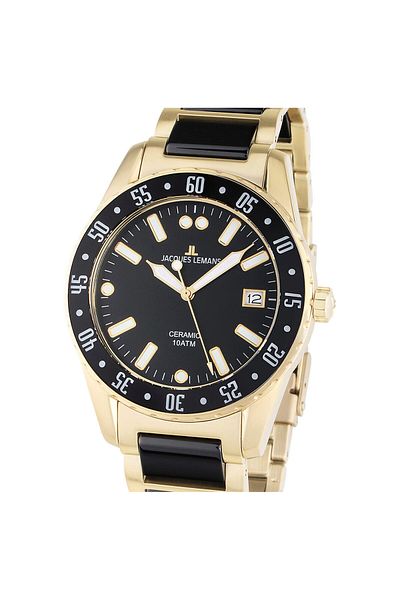 Jacques Lemans Ανδρικό ρολόι 42-10g, Quartz, 42mm, 10atm