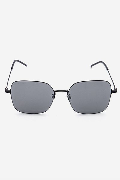 Saint Laurent Women Sl410wire Fashion Sunglasses, Black And Silver