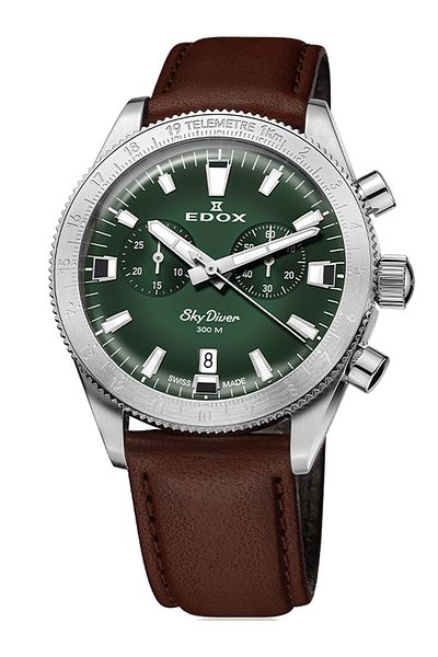 Edox Ανδρικό ρολόι Edox 10116-3-VIDN, Quartz, 40mm, 30ATM