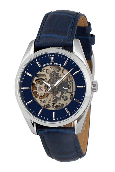 Jacques Lemans Ανδρικό Ρολόι 1-2087c, Αυτόματο, 40mm, 5atm