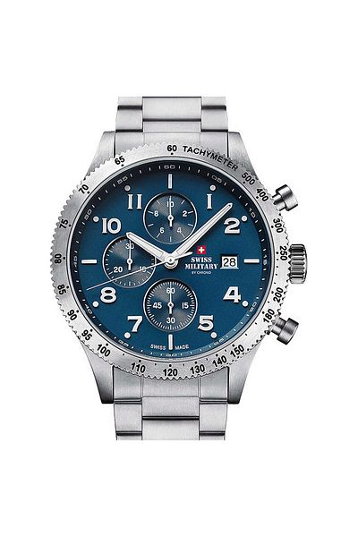 Swiss Military Ανδρικό ρολόι Swiss Military By Chrono SM34084.02, Quartz, 42mm, 10ATM