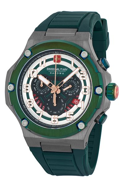 SWISS MILITARY HANOWA Mens Watch Swiss Military Smwgo0000640, Quartz, 44mm, 10atm