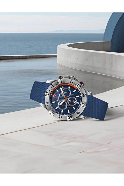 Wenger Ανδρικό ρολόι Wenger 01.0643.124, Quartz, 43mm, 20ATM