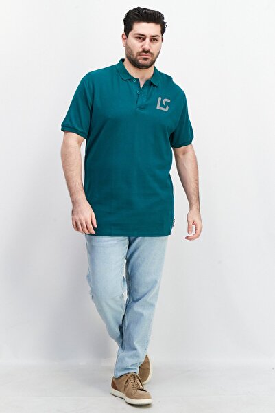 Aston Martin Men Regular Fit Brand Logo Short Sleeves Polo, Green