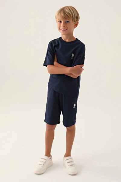 U.S. Polo Assn. U.S. Polo Assn Licensed Straight Black Boy Bermuda Suit