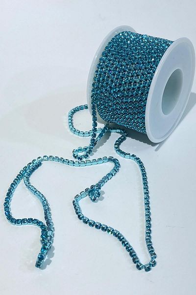Hayalperest boncuk Swarosvki Stripe Stone Beads - Turquoise Beyoğlu Ss12