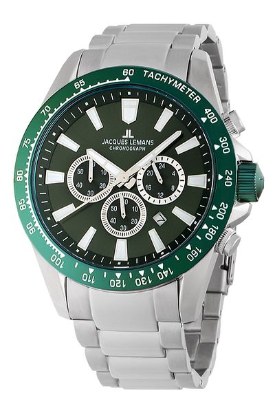Jacques Lemans Ανδρικό Ρολόι 1-2140g, Quartz, 48mm, 10atm