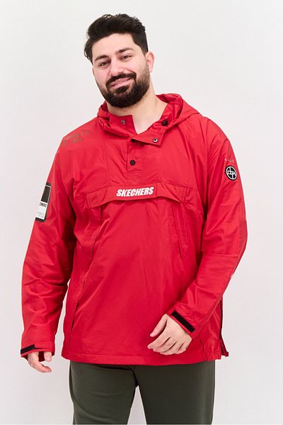 SKECHERS Men Sportswear Fit Long Sleeve Training Jacket, Red