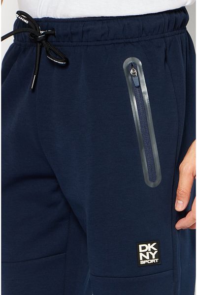 DKNY Sport Men Sportswear Fit Brand Logo Training Jogger Pant, Navy Blue