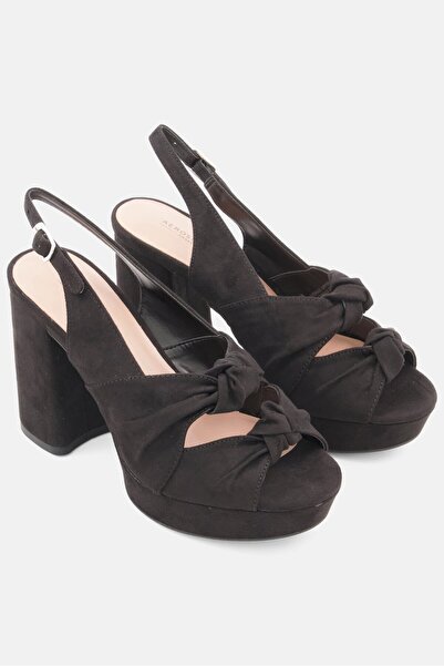 Aerosoles كادين أورتا نادية بلوك توبوكلو سانداليت، سياه