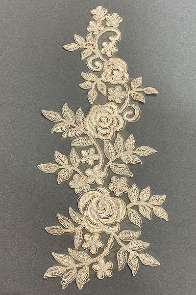 Hayalperest boncuk Rose Pattern Lace Guipure Sconce