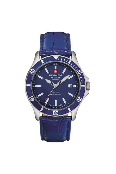 Swiss Alpine Military Mens Watch 7022.1535, Quartz, 42mm, 10atm
