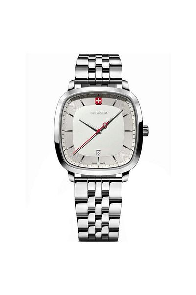 Wenger Mens Watch 01.1921.101, Quartz, 37mm, 5atm