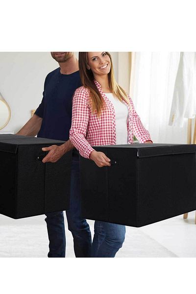 RevuBaby Large Toy Box Toy Storage Box Goods Collection Basket Organizer Puzzle Chest