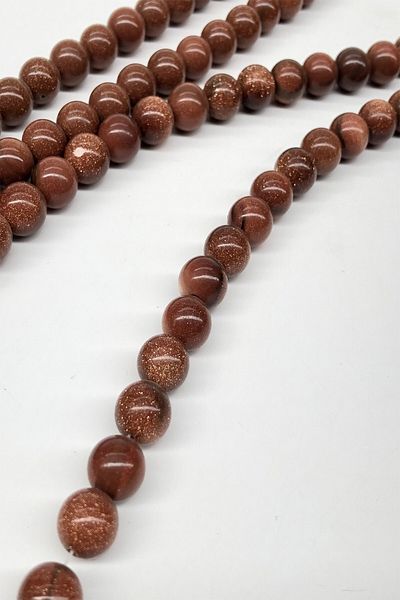 Hayalperest boncuk Φυσική Πέτρα Χρώμα Καφέ 10 mm - Χάντρες Αστέρι