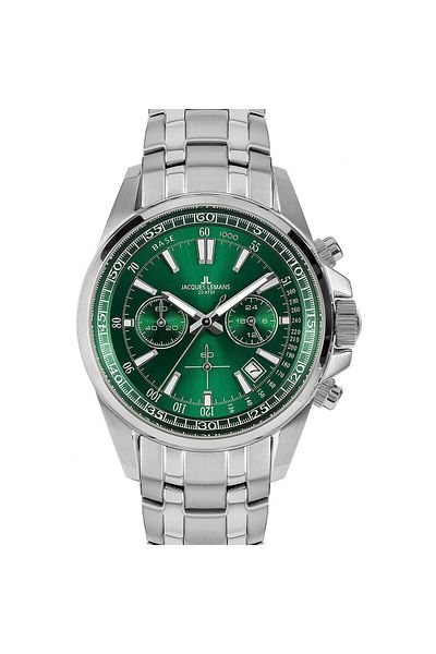 Jacques Lemans Ανδρικό Ρολόι 1-2117l, Quartz, 44mm, 20atm