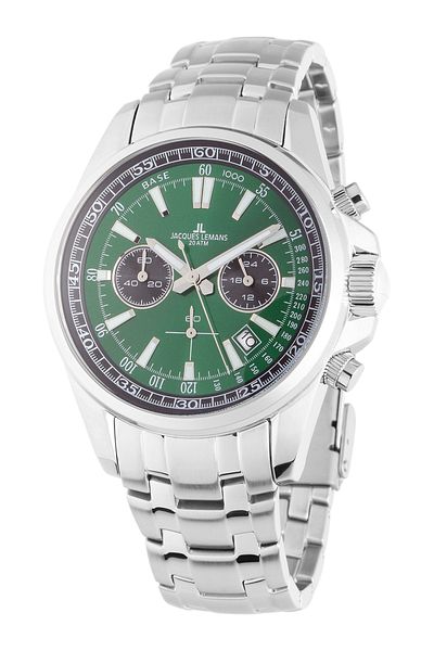 Jacques Lemans Ανδρικό Ρολόι 1-2117zd, Quartz, 44mm, 20atm