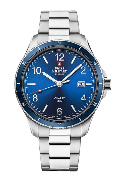 Swiss Military Ανδρικό ρολόι Swiss Military SM34096.03, Quartz, 42mm, 5ATM