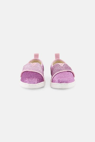 Toms Toddlers Girl Velcro Closure Shoes, Purple