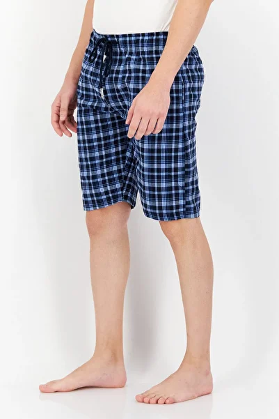 Outdoor Life Men Plaid Drawstring Shorts, Blue Combo