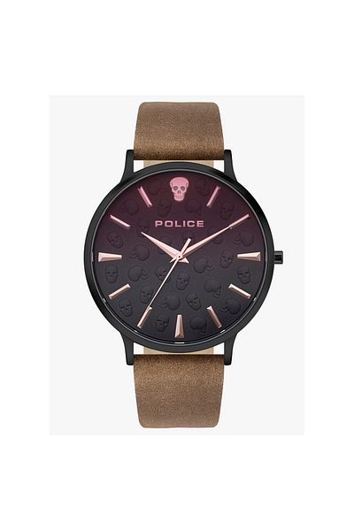 Police Ανδρικό Ρολόι Pl16023jsb.02, Quartz, 42mm, 3atm