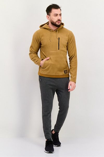 Hurley Men Sportswear Fit Long Sleeves Outdoor Sweatshirt, Brown