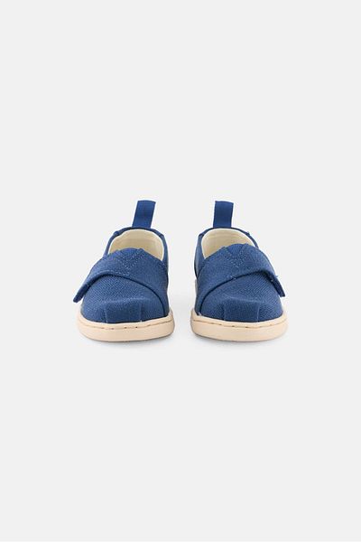 Toms Toddlers Boy Alpargata Velcro Shoes, Blue