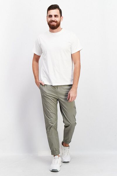 Esprit Men Crew Neck Short Sleeve Plain T-Shirt, White