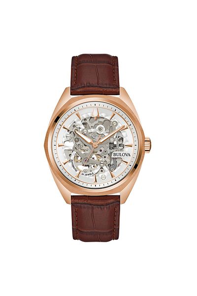 Bulova Ανδρικό ρολόι Bulova 97A175, Αυτόματο, 41mm, 3ATM
