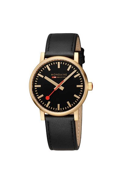 MONDAINE Mens Watch Mse.40122.lb, Quartz, 40mm, 3atm