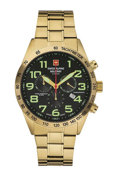 Swiss Alpine Military Mens Watch Swiss Military 70.479.114, Quartz, 45mm, 10atm