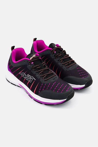 AVIA Women Avi-Maze Lace Up Training Sports Shoes, Black