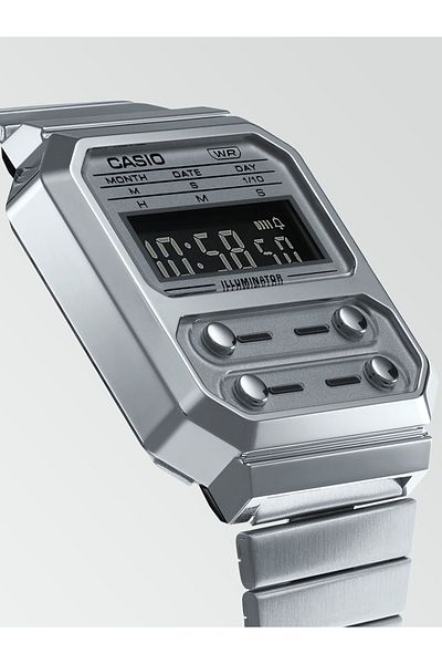 Casio Pánské hodinky Casio A100WE-7BEF, Quartz, 33mm, 3ATM