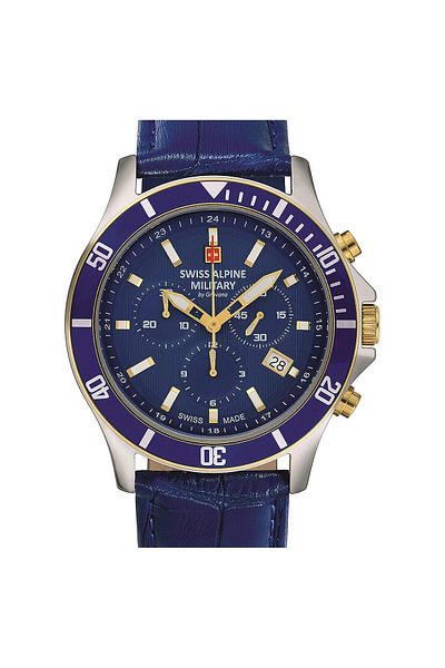 Swiss Alpine Military Mens Watch 7022.9545, Quartz, 42mm, 10atm