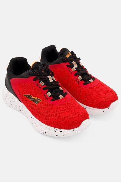AVIA Kids Boy Avi-monsoon Lace Up Casual Shoes, Red